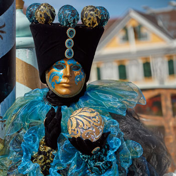 Venezianischer Maskenträger in Ludwigsburg