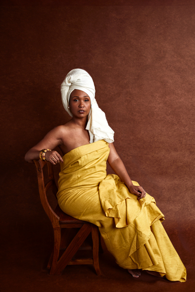 Portrait einer Frau mit Turban